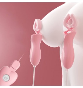 MizzZee - Remote Control Breast Clip (Chargeable - Pink)